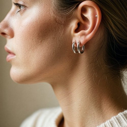 Lumen Huggie Hoops